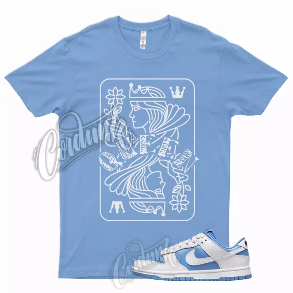 QUEEN T Shirt for N Dunk Low Reverse UNC WMNS 1 6 University Blue Carolina 3 Jezsport.com