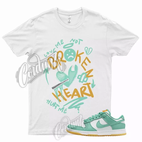 BROKEN T Shirt for N Dunk Low WMNS Teal Zeal Washed Kumquat Green Glow 1 Jezsport.com