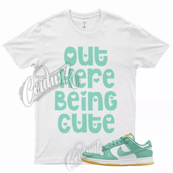 CUTE T Shirt for N Dunk Low WMNS Teal Zeal Washed Kumquat Green Glow 1 Jezsport.com