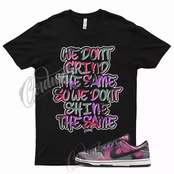 GRIND T Shirt N Dunk Low Retro Premium Summit White Red Orbit Pink Purple 1 Jezsport.com