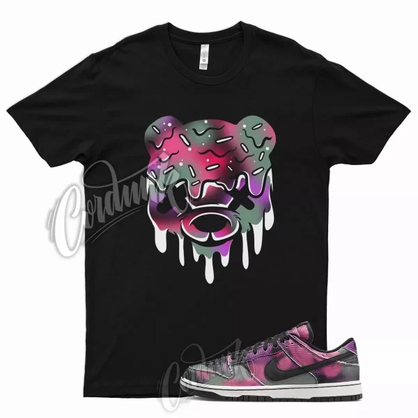 DRIPPY T Shirt N Dunk Low Retro Premium Summit White Red Orbit Pink Purple 1 Jezsport.com