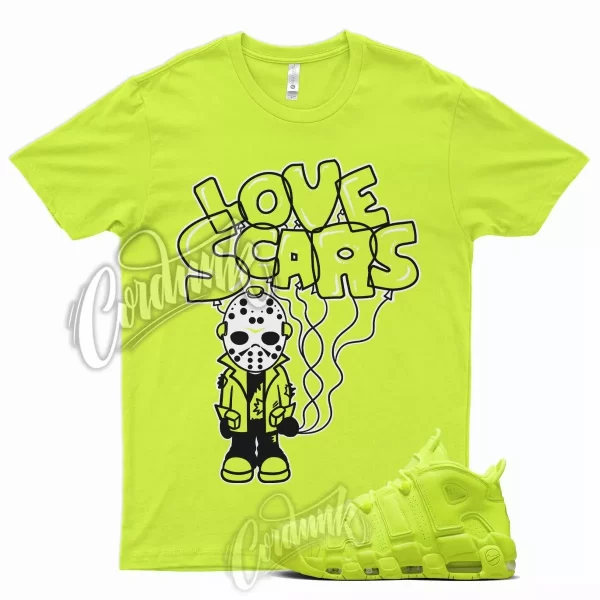 SCAR T Shirt for N Air More Uptempo Volt Neon Yellow Foamposite Semi Frozen 1 Jezsport.com