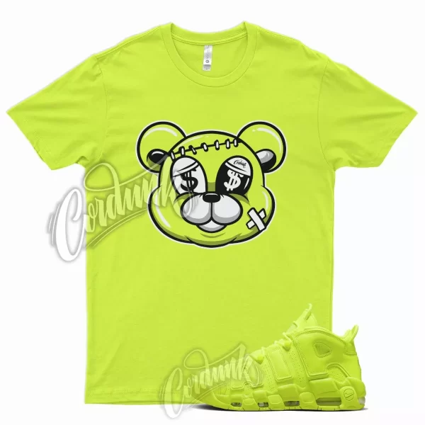 STITCH T Shirt for N Air More Uptempo Volt Neon Yellow Foamposite Semi Frozen Jezsport.com