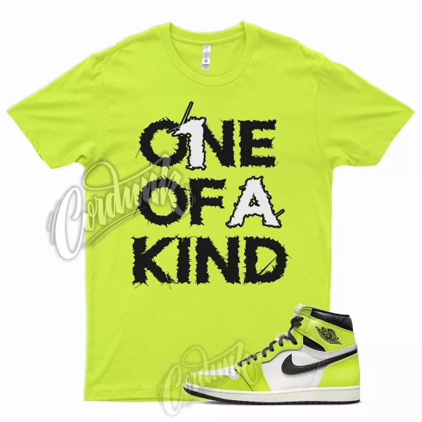 1OAK T Shirt for J1 1 High Visionaire Volt Neon Yellow Green Foamposite 350 Jezsport.com