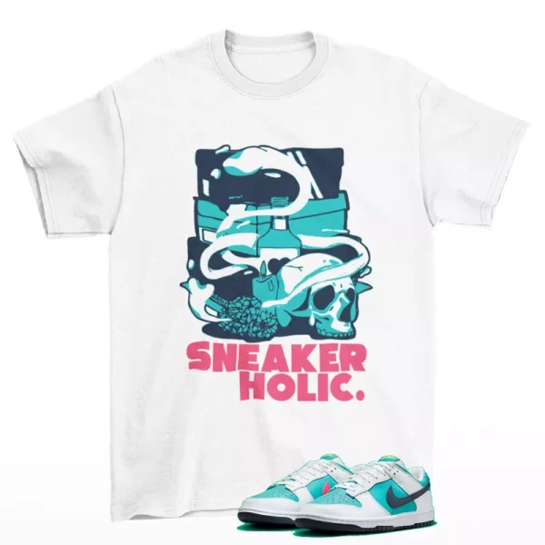 Sneaker Holic Sneaker Shirt to Match Dunk Low Dusty Cactus HF4850-345 Jezsport.com