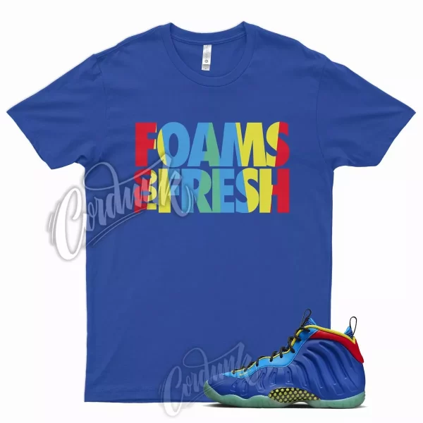 FTF T Shirt for N Little Posite One Game Royal Laser Blue Green Yellow Strike Jezsport.com