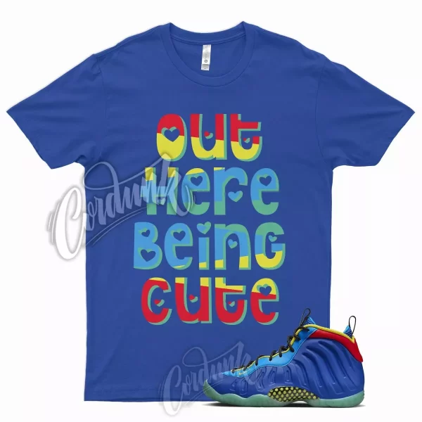 CUTE Shirt for N Little Posite One Game Royal Laser Blue Green Yellow Strike Jezsport.com