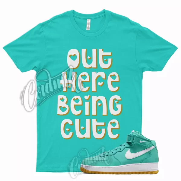 CUTE T Shirt for Air Force 1 Mid Washed Teal Low Dunk Coral Snake Griffey Jezsport.com