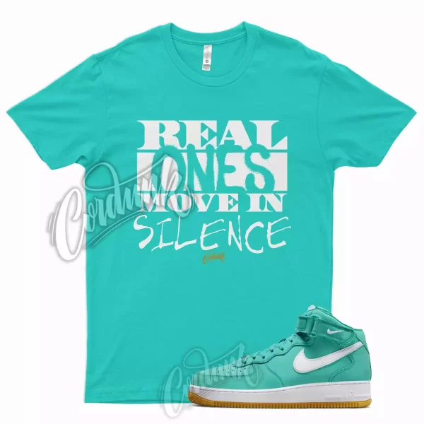 R1 T Shirt for Air Force 1 Mid Washed Teal Low Dunk Coral Snake Griffey Jezsport.com