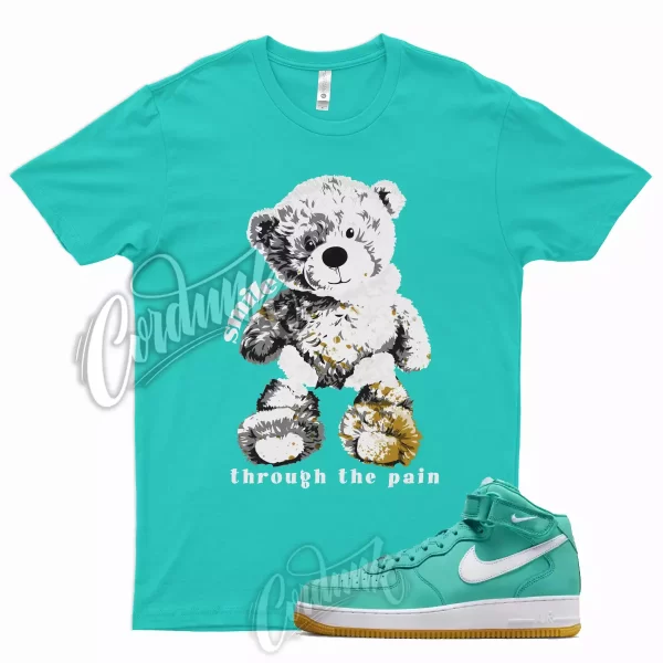 SMILE T Shirt for Air Force 1 Mid Washed Teal Low Dunk Coral Snake Griffey Jezsport.com