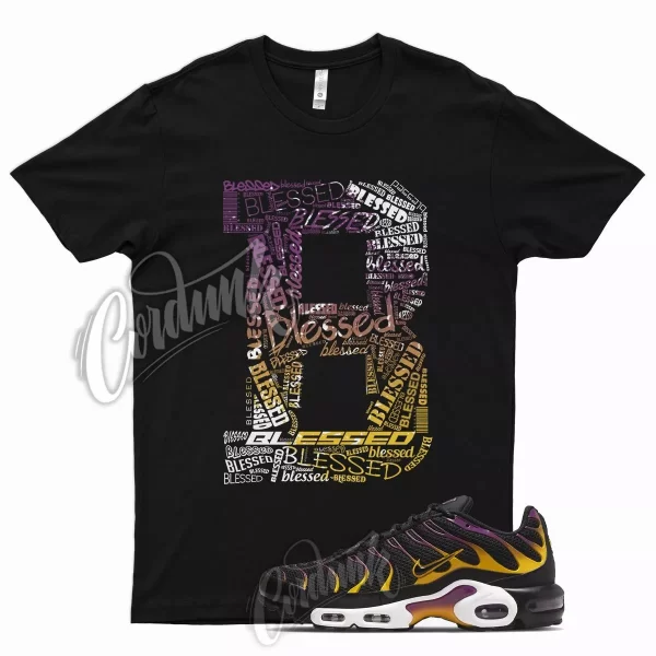 BLESSED Shirt N Air Max Plus University Gold Viotech Carabiner Pollen Purple Jezsport.com