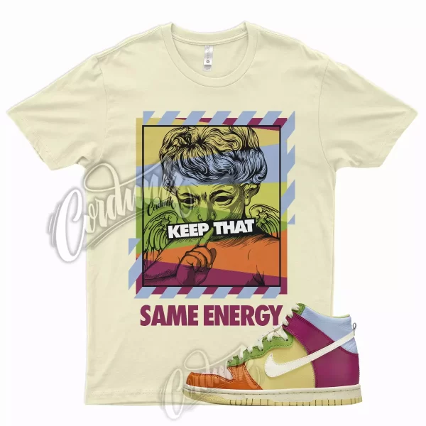 ENERGY Shirt for Dunk High GS Multicolor Multi Color 1 Low Mid Yellow Blue Jezsport.com