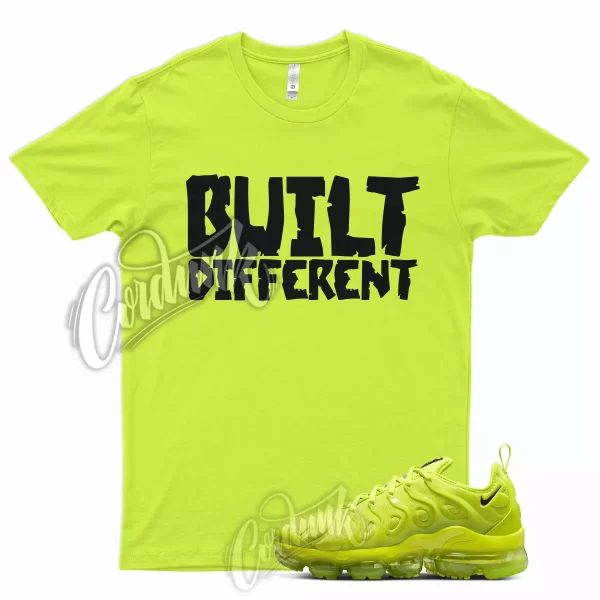 BUILT T Shirt for Air Vapormax Plus Atomic Green Neon Yellow Volt WMNS 1 Jezsport.com