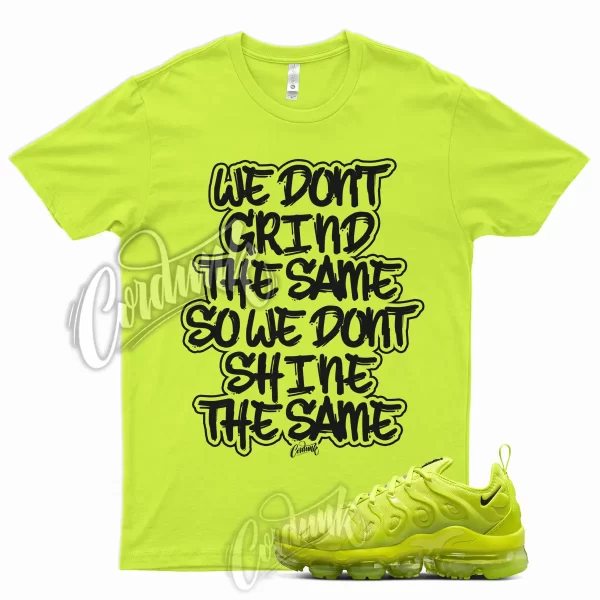 GRIND T Shirt for Air Vapormax Plus Atomic Green Neon Yellow Volt WMNS 1 Jezsport.com