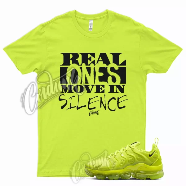 R1 T Shirt for Air Vapormax Plus Atomic Green Neon Yellow Volt WMNS 1 3 5 9 Jezsport.com