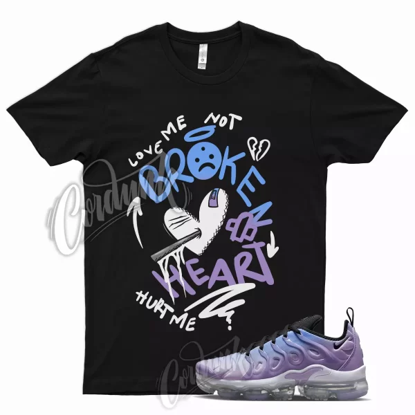 BROKEN T Shirt for Air VaporMax Plus Purple Fade UNC University Blue 1 Glow Jezsport.com