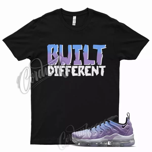 BUILT T Shirt for Air VaporMax Plus Purple Fade UNC University Blue 1 Glow Jezsport.com