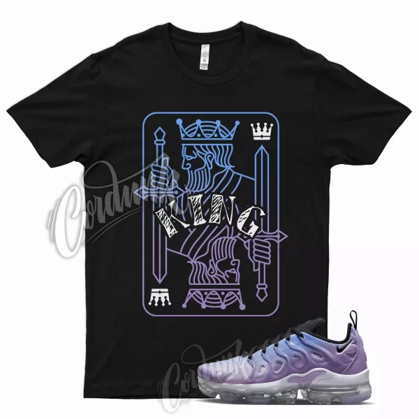 KING T Shirt for Air VaporMax Plus Purple Fade UNC University Blue 1 Glow Jezsport.com