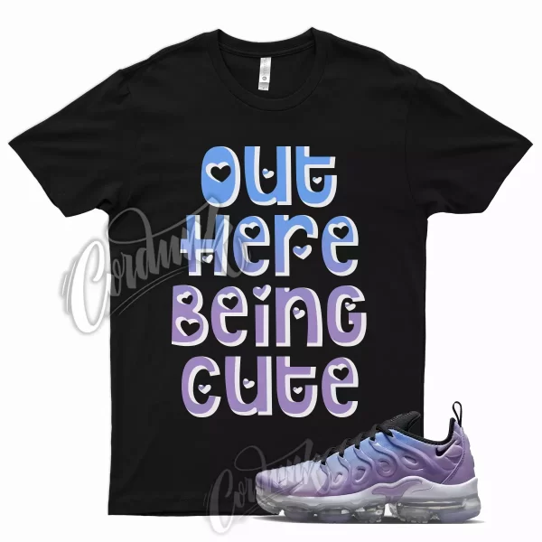 CUTE T Shirt for Air VaporMax Plus Purple Fade UNC University Blue 1 Glow Jezsport.com