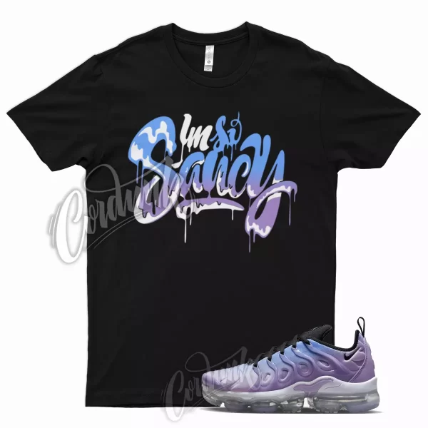 SAUCY T Shirt for Air VaporMax Plus Purple Fade UNC University Blue 1 Glow Jezsport.com