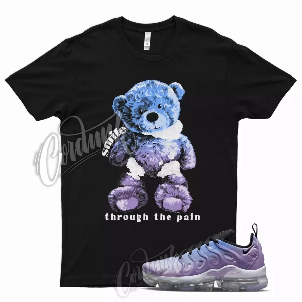 SMILE T Shirt for Air VaporMax Plus Purple Fade UNC University Blue 1 Glow Jezsport.com