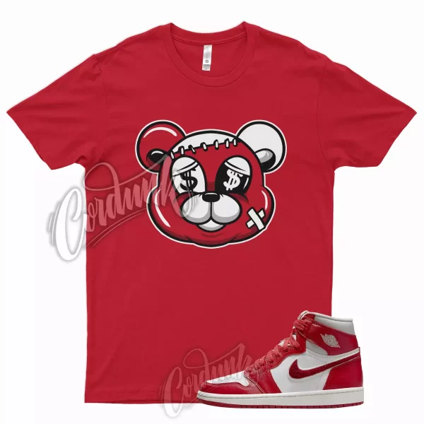 STITCH T Shirt for J1 1 High WMNS Newstalgia Light Iron Ore Varsity Red Sail Jezsport.com