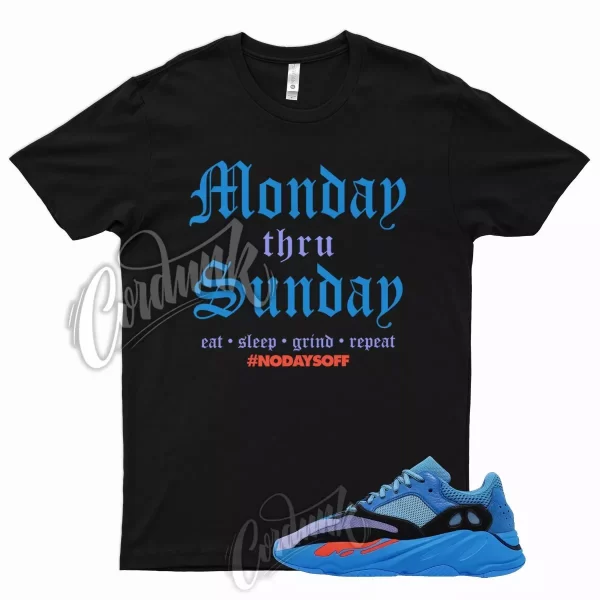 MONDAY T Shirt for Y Boost 700 Hi-Res Blue Hi Res Royal Orange Purple 1 350 Jezsport.com