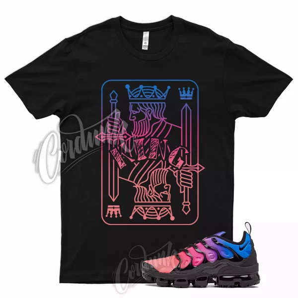 KING T Shirt for Air VaporMax Plus Racer Blue Black Hyper Pink WMNS 1 Vapor Jezsport.com