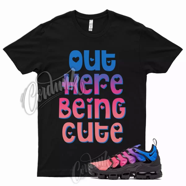 CUTE T Shirt for Air VaporMax Plus Racer Blue Black Hyper Pink WMNS 1 Vapor Jezsport.com