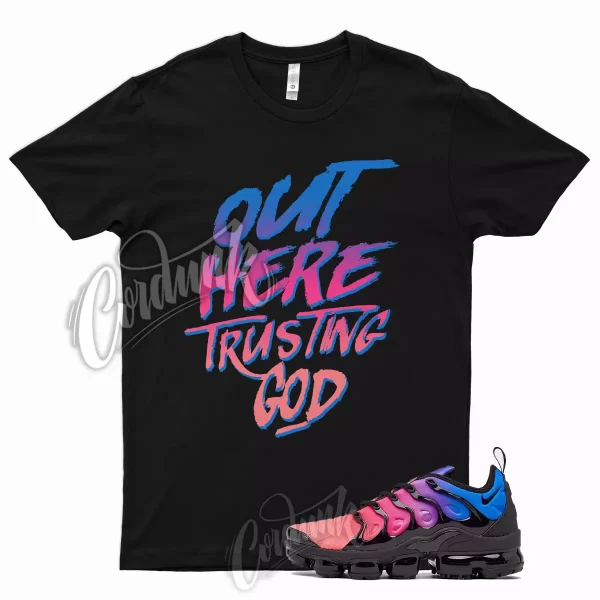 TG T Shirt for Air VaporMax Plus Racer Blue Black Hyper Pink WMNS 1 Vapor Jezsport.com