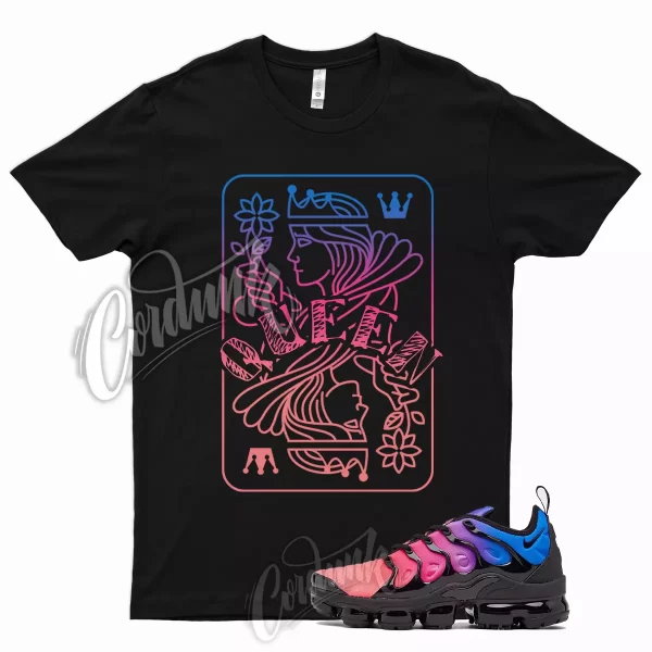 QUEEN Shirt for Air VaporMax Plus Racer Blue Black Hyper Pink WMNS 1 Vapor Jezsport.com