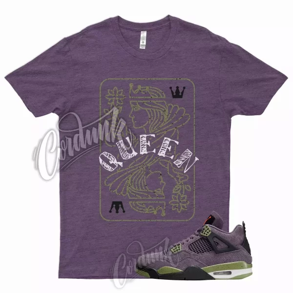 QUEEN Shirt for J1 4 Canyon Purple Anthracite Alligator Skunk Orange WMNS 1 Jezsport.com