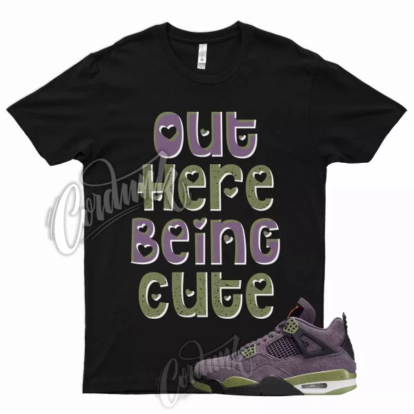 B CUTE T Shirt for J1 4 Canyon Purple Anthracite Alligator Skunk Orange WMNS Jezsport.com