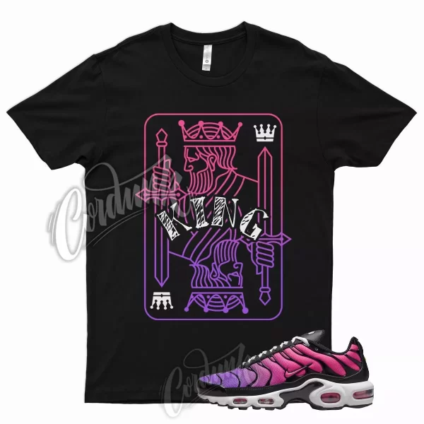 KING T Shirt for N Air Max Plus Dusk VaporMax Purple Pink Concord Gradient 1 Jezsport.com