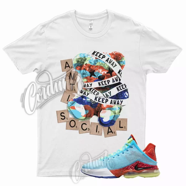 ANTI T Shirt for N LeBron 19 Low Blue Chill Light Crimson Copa Red Orange 18 Jezsport.com