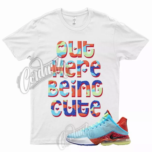 CUTE T Shirt for N LeBron 19 Low Blue Chill Light Crimson Copa Red Orange 18 Jezsport.com