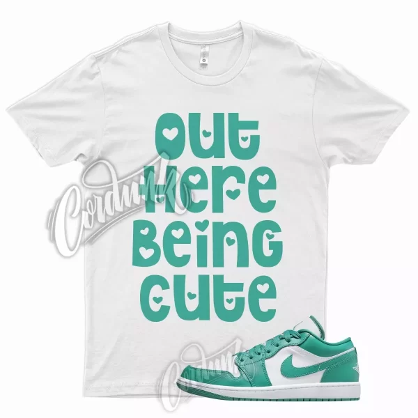 CUTE T Shirt for J1 1 Low Turquoise Tropical Twist Teal Aqua Mid Zeal 9 Jezsport.com