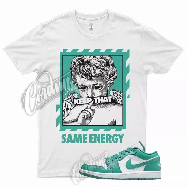 ENERGY T Shirt for J1 1 Low Turquoise Tropical Twist Teal Aqua Mid Zeal 9 Jezsport.com