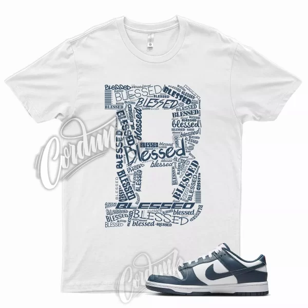 BLS T Shirt for N Dunk Low Valerian Blue University Red Flint Navy USA 1 High Jezsport.com