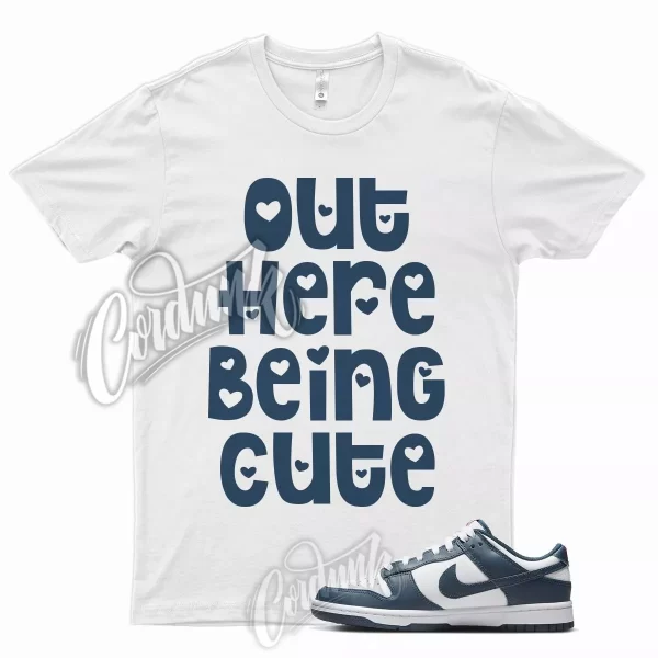 CUTE Shirt for N Dunk Low Valerian Blue University Red Flint Navy USA 1 High Jezsport.com