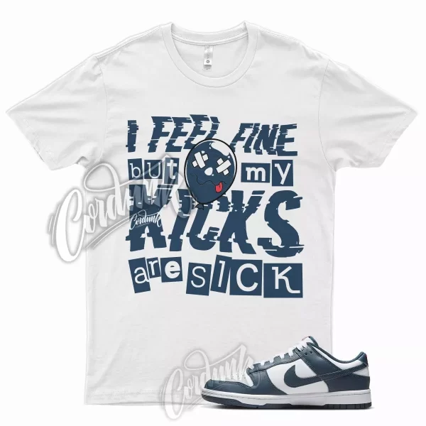 SICK Shirt for N Dunk Low Valerian Blue University Red Flint Navy USA 1 High Jezsport.com