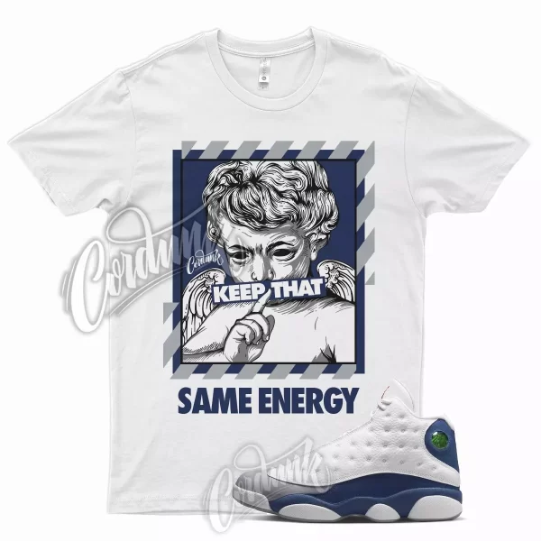 ENERGY T Shirt for J1 13 French Blue Light Steel Grey Fire Red Flint Navy 1 Jezsport.com