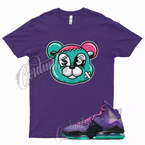 STITCH Shirt N LeBron 19 Purple Pink Teal Aqua South Beach Wild Berry 18 17 1 Jezsport.com