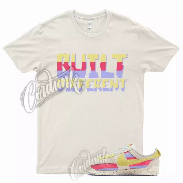 BUILT T Shirt for N Cortez Lemon Frost Grey Fog Purple Pulse Pink LA Max 97 1 Jezsport.com