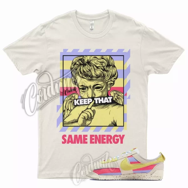 ENERGY Shirt for N Cortez Lemon Frost Grey Fog Purple Pulse Pink LA Max 97 1 Jezsport.com