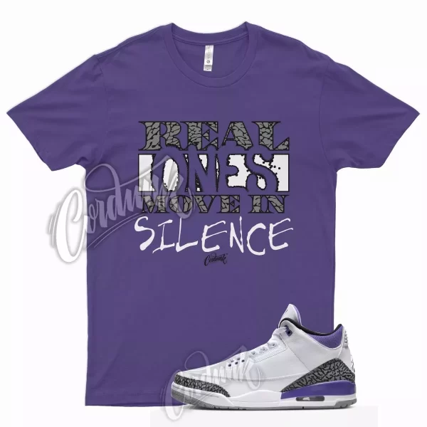 R1 T Shirt for J1 3 Dark Iris Varsity Court Purple Cement Grey Elephant 13 1 Jezsport.com