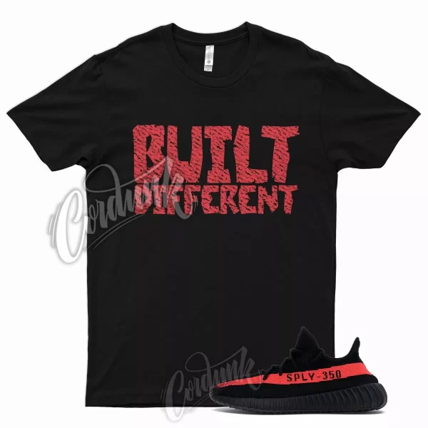 BUILT T Shirt for YZ 350 V2 Core Red Black Infrared Bred Varsity University 1 Jezsport.com