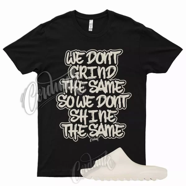 GRIND T Shirt for YZ Bone Slide Foam Runner 350 380 500 700 White Black 1 Jezsport.com