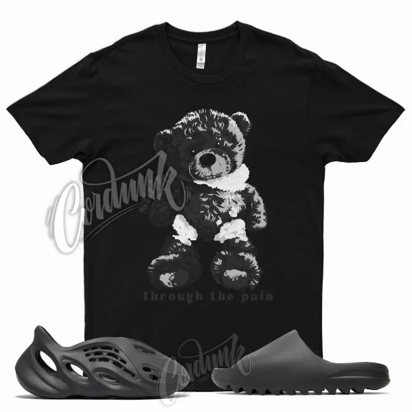 SMILE T Shirt for YZ Onyx Slide Foam Runner Black Vanta Alvah Utility 350 1 Jezsport.com