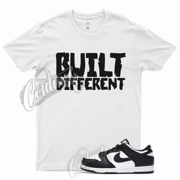 BUILT T Shirt for N Dunk Low Black White Panda Mid High 1 5 Jezsport.com